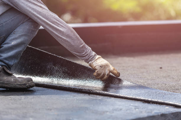 Professional Basement Waterproofing technician working in Bensenville, IL